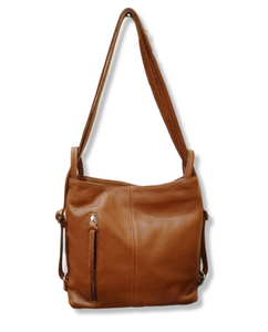 Zaino/Borsa 2 way in Vera Pelle