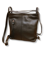 Zaino/Borsa 2 way in Vera Pelle