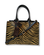 borsa shopper grande cavallino fronte