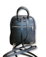 zaino imbottito nero retro 