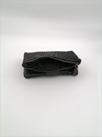 POFSS1401-89 Portafoglio lungo in Pelle Intrecciata effetto Vintage