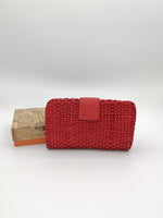 POFSS1401-89 Portafoglio lungo in Pelle Intrecciata effetto Vintage