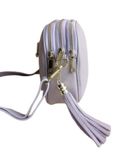 Carica l&#39;immagine nel visualizzatore di Gallery, Saponetta Tre Zip in Pelle Dollaro MADE IN TALY
