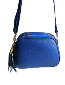 Saponetta Tre Zip in Pelle Dollaro MADE IN TALY