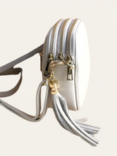 Carica l&#39;immagine nel visualizzatore di Gallery, Saponetta Tre Zip in Pelle Dollaro MADE IN TALY
