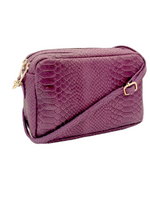 Borsa Pochette Doppio zip con Tracolla MADE IN ITALY