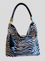 Hobo Bag Grande in Pelle di Cavallino