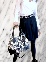 Borsa Grande 3 Scomparti in Vera Pelle tipo Cavallino Made In Italy