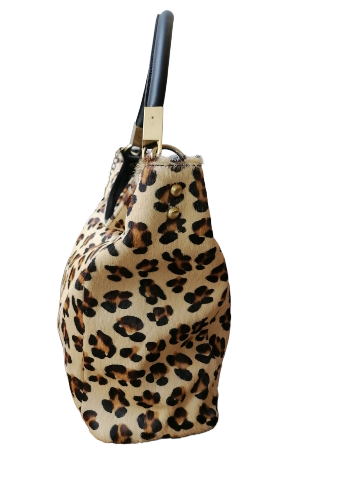 Hobo Bag Grande in Pelle di Cavallino