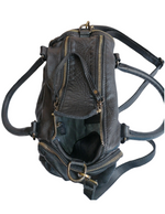 Bauletto con Tracolla in Vera Pelle Sauvage Made In Italy