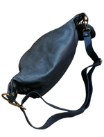 Marsupio L Unisex in Vera Pelle Sauvage Intrecciata Stile Vintage