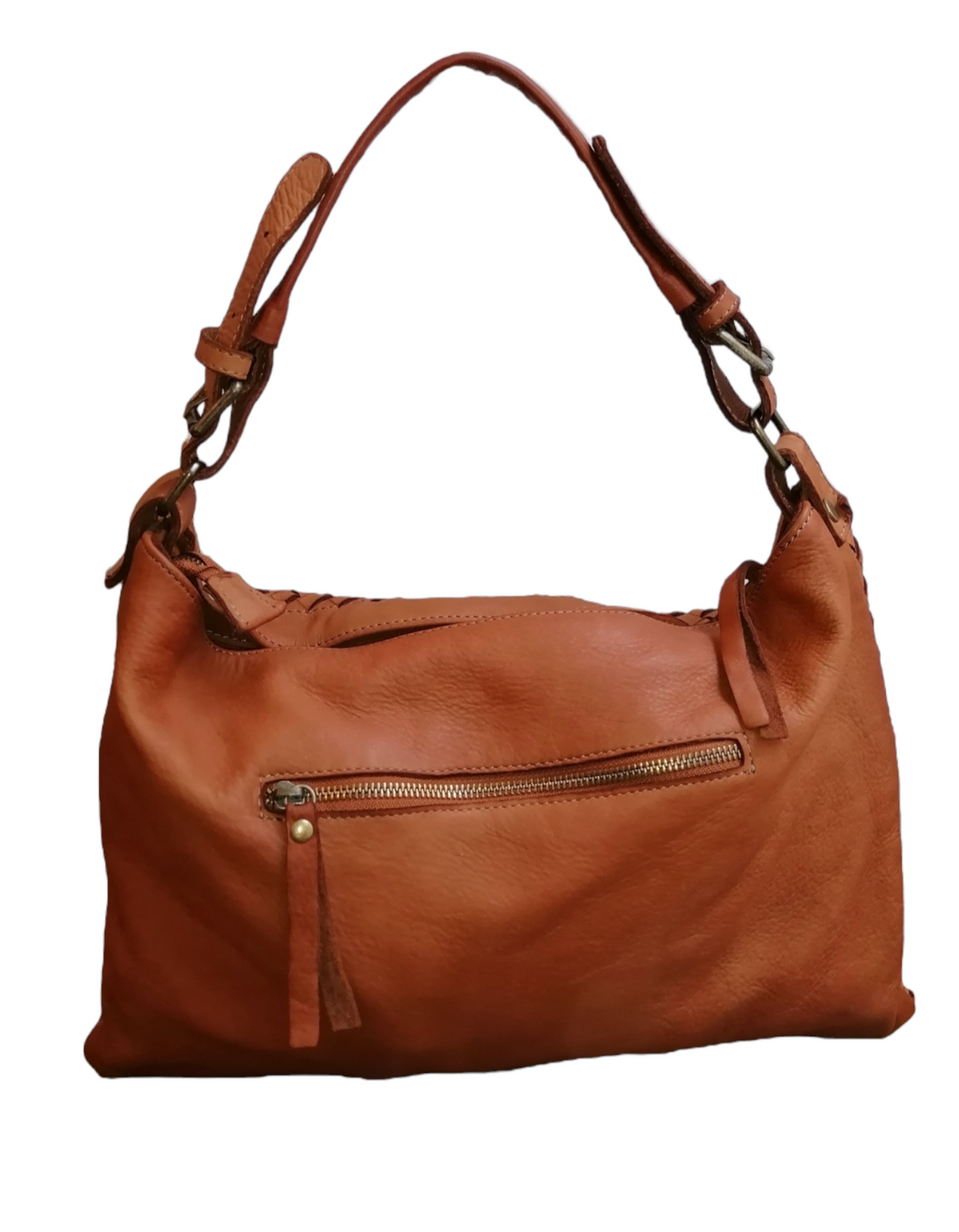 Borsa Hobo Sauvage Intrecciata Stile Vintage Made In Italy