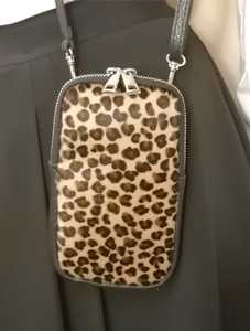 Portacellulare in Vera Pelle Cavallino Made In Italy