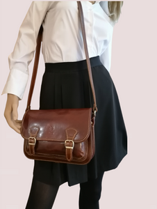 Tracolla con Cinture in Vero Cuoio Made in Italy