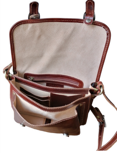 Tracolla con Cinture in Vero Cuoio Made in Italy