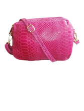 Carica l&#39;immagine nel visualizzatore di Gallery, Borsa Pochette Doppio zip con Tracolla MADE IN ITALY
