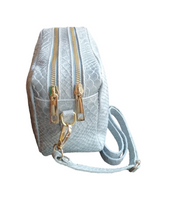 Carica l&#39;immagine nel visualizzatore di Gallery, Borsa Pochette Doppio zip con Tracolla MADE IN ITALY

