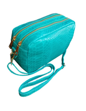 Carica l&#39;immagine nel visualizzatore di Gallery, Borsa Pochette Doppio zip con Tracolla MADE IN ITALY
