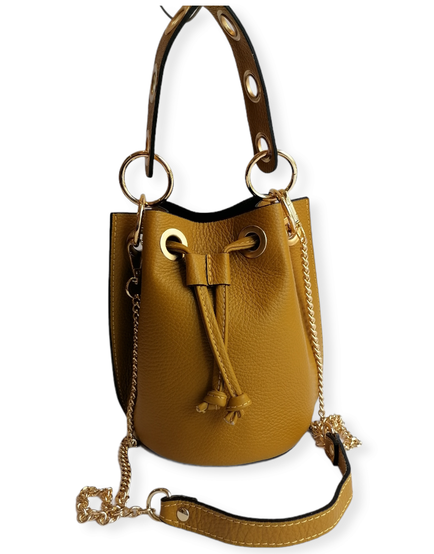 borchie giallo senape
