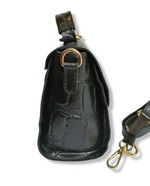 Borsa a Mano in Vera Pelle Stampata