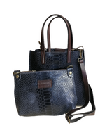 quadrata stampata blu fronte