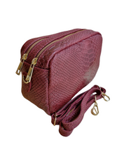 Carica l&#39;immagine nel visualizzatore di Gallery, double zip bordeaux side
