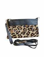pochette cavallino small leopardato beige