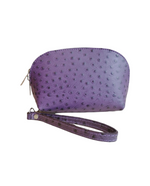 pochette struzzo viola m