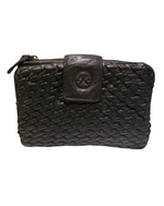 Portafoglio in Pelle Intrecciata Sauvage POFSS93