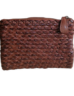 Portafoglio in Pelle Intrecciata Sauvage POFSS93