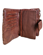 Portafoglio in Pelle Intrecciata Sauvage POFSS93