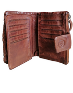 Portafoglio in Pelle Intrecciata Sauvage POFSS93