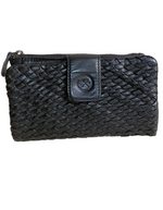 Portafoglio in Pelle Intrecciata Sauvage POFSS92