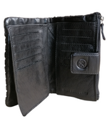 Portafoglio in Pelle Intrecciata Sauvage POFSS92