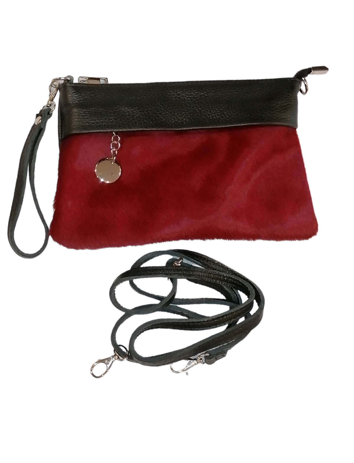 pochette cavallino small rosso