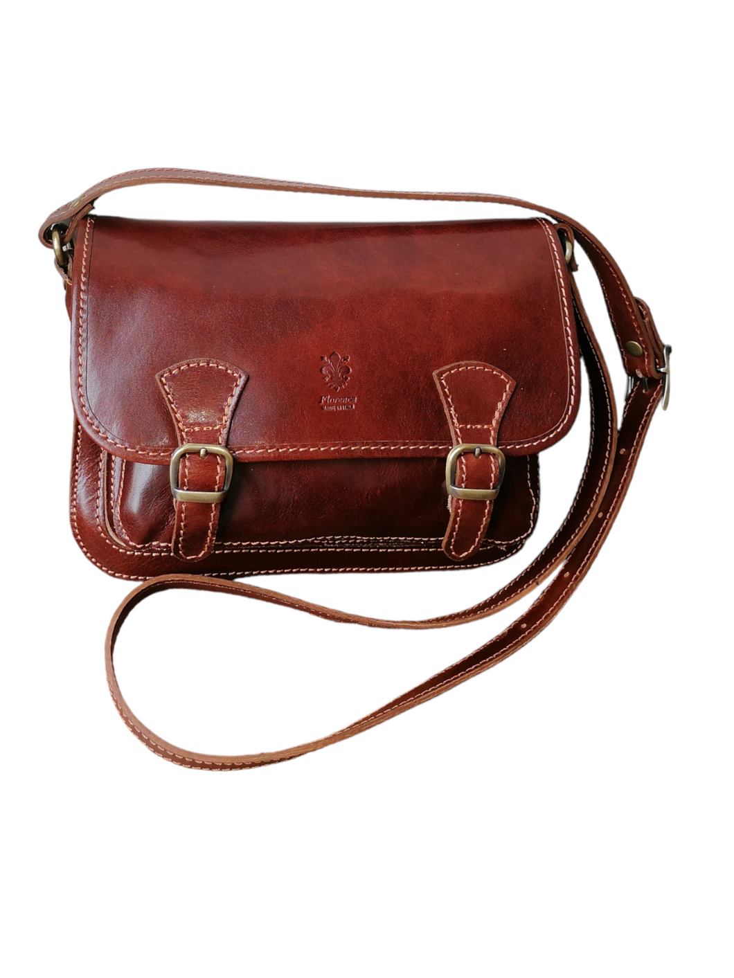 Tracolla con Cinture in Vero Cuoio Made in Italy