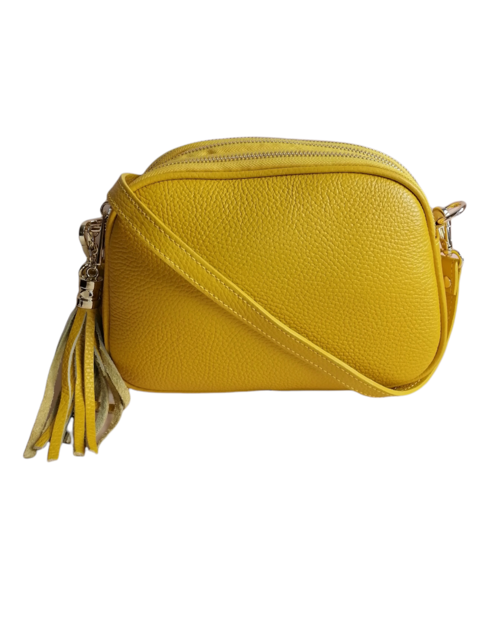 Saponetta 3 zip tracolla giallo